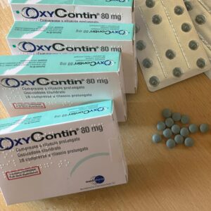 OxyContin OC 80s green pills