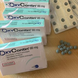 OxyContin OC 80s green pills